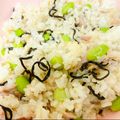 ちび☆あず's cooksnap of when they made 枝豆とツナマヨ混ぜご飯.