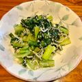 さすらい's cooksnap of when they made 小松菜とじゃこの常備菜.