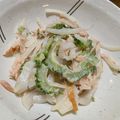 3姫の母's cooksnap of when they made ゴーヤのマヨサラダ。タマネギとツナ入り.