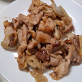 ヨシヨッシー's cooksnap of when they made 材料2つ☆豚こまと蓮根のオイスター炒め。.