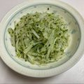 卯月のうさぎ２０１４'s cooksnap of when they made お弁当やおにぎりにも☆大根の青のり炒め.