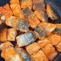 chr♡km's cooksnap of when they made 鯖のケチャップ焼き♡.