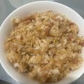 keitakayaku's cooksnap of when they made 簡単♪チーズとろ～り和風ガーリックライス.