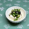 まこさんど's cooksnap of when they made アレンジ冷や奴〜オクラと塩昆布〜.