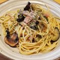 まめ：）'s cooksnap of when they made 簡単！なすとベーコンのバターパスタ♪.
