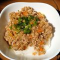 ケンチャナヨ～'s cooksnap of when they made 簡単！肉まん丼～豚ひき肉と玉ねぎで～.