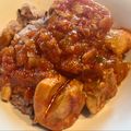 mayumixi's cooksnap of when they made 簡単！鶏もも肉とトマト缶でチキントマト煮.