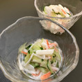 ななぐくん's cooksnap of when they made きゅうりと長芋とカニカマの酢の物.