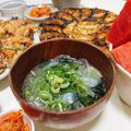 みぃぃちゃま's cooksnap of when they made 春雨入り✿わかめと長ネギのダシダスープ.