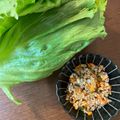〈＊HATO＊〉's cooksnap of when they made ひき肉の甘辛炒めのレタス包み.