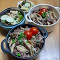 ルぴあ's cooksnap of when they made きのこトマト牛肉炒め煮丼 お弁当にも.