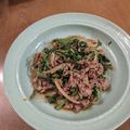 まろちゃん55's cooksnap of when they made 牛肉とラディッシュの葉炒め.