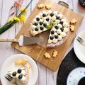 uronn's cooksnap of when they made チーズクリームでブルーベリータルト☆.