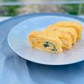 西＊絵子's cooksnap of when they made 大葉の卵焼き.