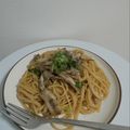 蜜柑の花's cooksnap of when they made フライパン１つで！きのこの和風醤油パスタ.