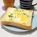 ぱふ's cooksnap of when they made 朝食に(*^^*)ゆで卵チーズトースト♪.