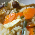 ちょこみー☆'s cooksnap of when they made 炊飯器で簡単　我が家の山菜おこわ.