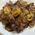 hirosabumi's cooksnap of when they made なすと牛肉の甘辛炒め【作りおき】.