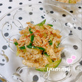 オウジリリノエ's cooksnap of when they made きゅうりとささみの棒棒鶏風サラダ.
