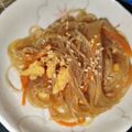 ちゃちゅ2's cooksnap of when they made 学校給食のバンサンスー☆中華風春雨サラダ.