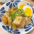 __おもち's cooksnap of when they made 厚揚げと大根と卵の煮物.