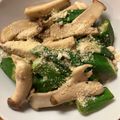 きゃろぽて's cooksnap of when they made オクラとエリンギの粉チーズ炒め.