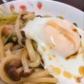 ああああかりんご！'s cooksnap of when they made 焼き鳥缶で簡単♡焼きうどん.