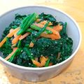 ちーまぐ's cooksnap of when they made ほうれん草と人参の胡麻味噌和え.