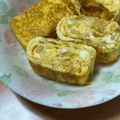 黄金の輝き亭's cooksnap of when they made ネギと天かすで❤コクÜP卵焼き.
