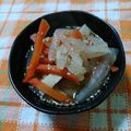 ﾁｲﾁｬﾝﾏﾏ's cooksnap of when they made 大根　人参　高野豆腐の煮物.