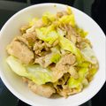 J_son's cooksnap of when they made ヘルシー！豚肉とキャベツのマヨネーズ炒め.
