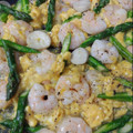 むぎわらねこ's cooksnap of when they made 美味♡海老とアスパラの卵炒め.