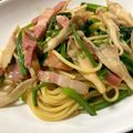 yum＊chim's cooksnap of when they made 我が家の定番☆和風スパゲッティ.
