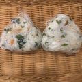 さおりらっくま's cooksnap of when they made 梅しらすわかめおにぎり.