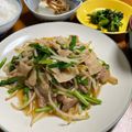 そろそろねんね's cooksnap of when they made 豚肉もやしニラ炒め.