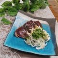 クックHG9V8Y☆'s cooksnap of when they made 新玉ねぎと青じそで♪カツオのたたき.