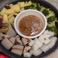naccccchan's cooksnap of when they made たっぷり蒸し野菜♪ホットみそドレ添え.
