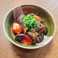 もふもふクロさん's cooksnap of when they made ちょっと和風☆なすとトマトのマリネ☆.