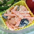 かなぽん☆☆'s cooksnap of when they made レンジで1分！人参のおかかマヨ和え☆弁当.