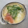 yuminan47k's cooksnap of when they made 玉子雑炊！お餅入り.