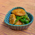 島子☆'s cooksnap of when they made 魚肉ソーセージとピーマンのオイスター炒め.