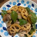 クックGPM9HS☆'s cooksnap of when they made ★彡鶏肉とレンコン ピーマンの甘酢炒め.