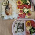 もぐたん☆☆'s cooksnap of when they made お弁当(キャラ弁)にウインナーと卵でお花.