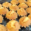 まめたん's cooksnap of when they made 混ぜて焼くだけ！強力粉でマドレーヌ.