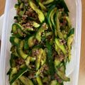 紫陽花2020's cooksnap of when they made 大量消費！きゅうりのピリ辛肉味噌炒め.
