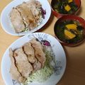 よちりん's cooksnap of when they made 満足です！「豚肉生姜焼き弁当」.