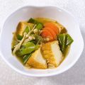 みぽぽ37's cooksnap of when they made 葱たっぷり厚揚げスープ.