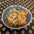 龍青空ママ's cooksnap of when they made 牛肉ともやしキノコのダシダ炒め.