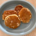 のじ's cooksnap of when they made 離乳食後期☆バナナときなこのパンケーキ♡.