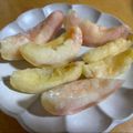 柴犬のお顔☆'s cooksnap of when they made スッキリ！無駄のない桃の切り方.